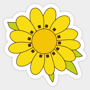 Gazania Sticker